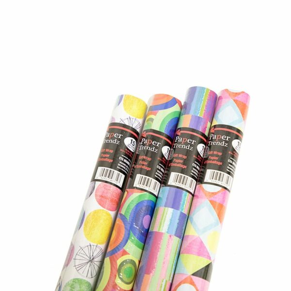 Wholesale Paper Trendz Graphic Gift Wrap - 15 Sqft. - Image 4