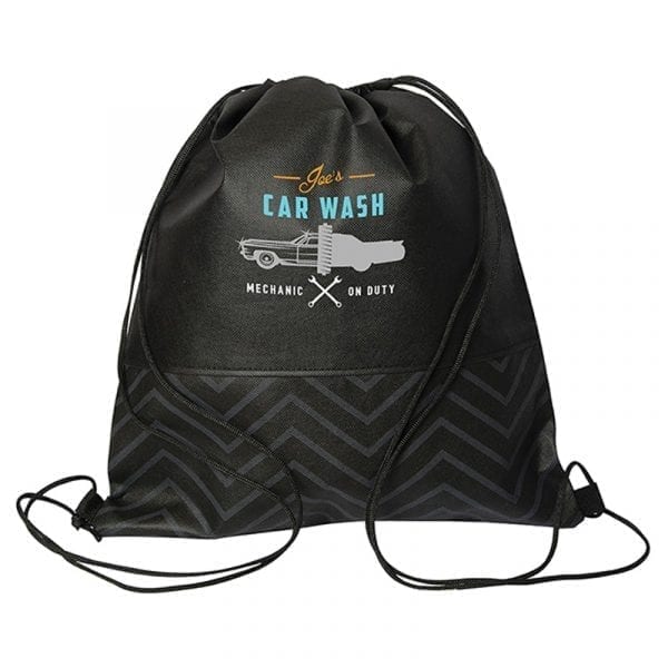 Custom Tonal Non Woven Drawstring Bag