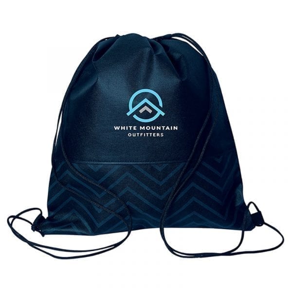 Custom Tonal Non Woven Drawstring Bag - Image 3