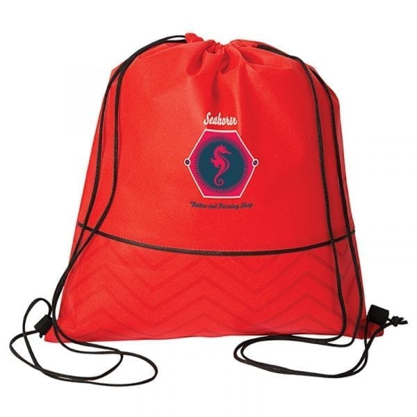 Custom Tonal Non Woven Drawstring Bag - Image 6