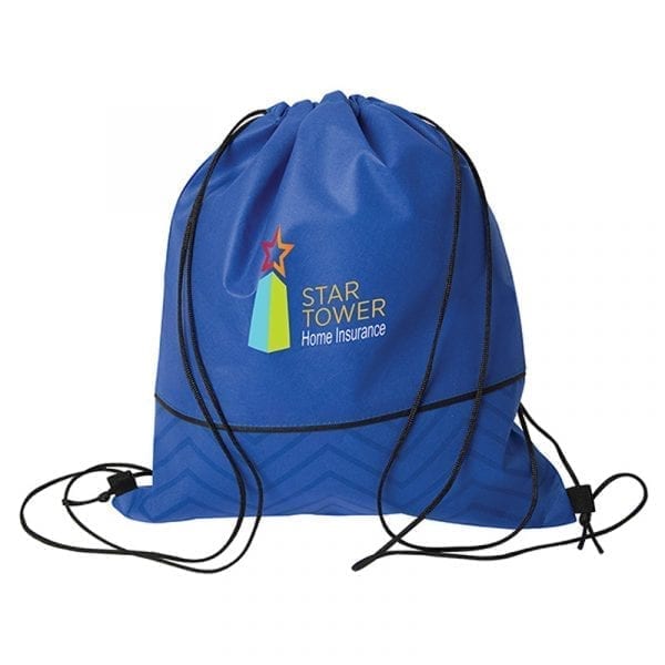 Custom Tonal Non Woven Drawstring Bag - Image 7