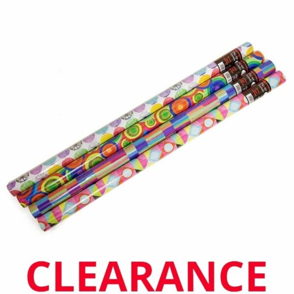 Wholesale Paper Trendz Graphic Gift Wrap - 15 Sqft.