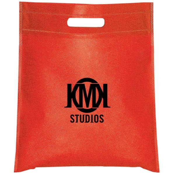 Custom Non Woven Cut-out Handle Tote Bag