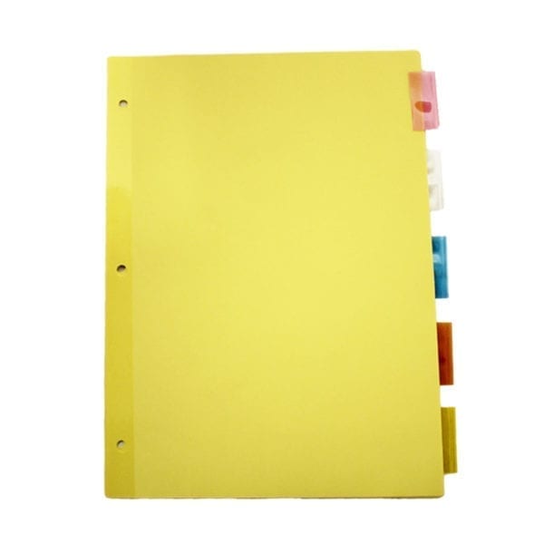 Wholesale Dividers with Insertable Tab- 5-pack (8.5 X 11") - Image 2