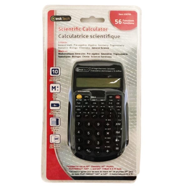 Wholesale Scientific Calculator, Battery Included - Asst Colours - Image 2