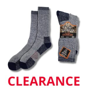 Wholesale Men’s Winter Sock, Navy, 2-Pack – Size 10-13 ($3.00 Each)