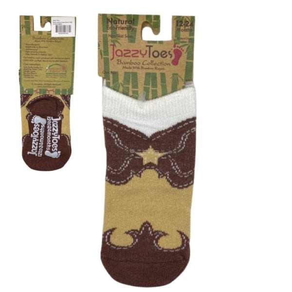 Wholesale Socks Boy's Jazzy Toes / Bamboo (Size 12-24 Months)