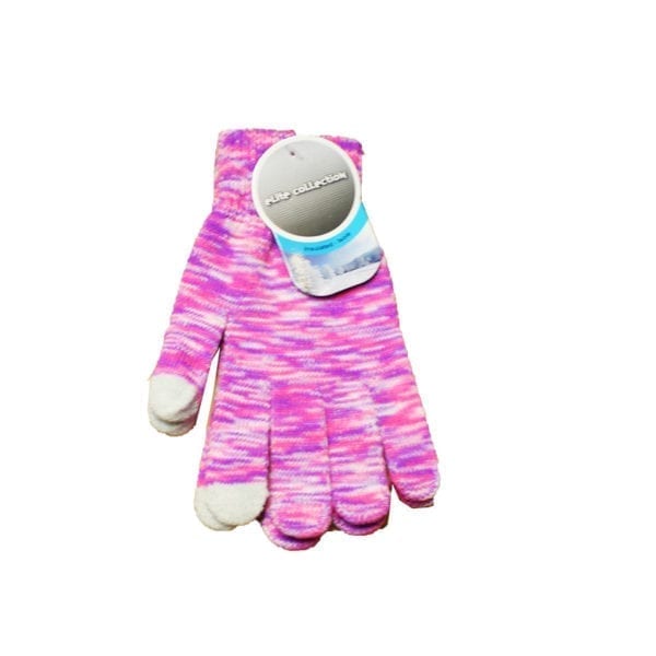 Wholesale Ladies/Teen Multi-Colour Knit Touch Glove - Image 4