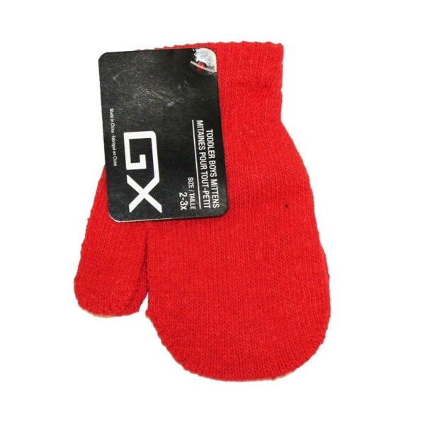 Wholesale Boy's Toddler Knit Mittens, Asst Colours (2-3 Years) - Image 5