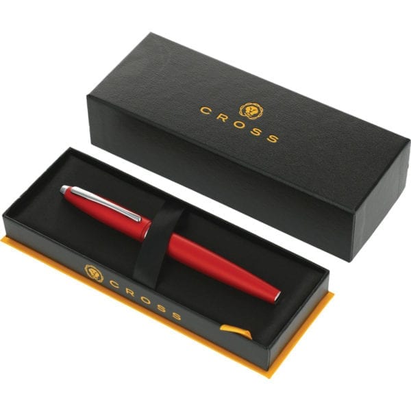 Custom Cross Calais Matte Metallic Crimson Roller Ball - Image 2