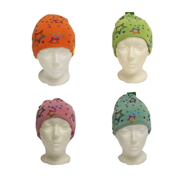 Wholesale Brand Name Bula Kids' Knit Beanie/Toque with Star Print (O/S) - Image 3