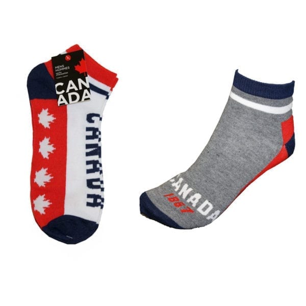 Wholesale Mens' Canada 2 - Pack Ankle Socks ($1.50 each) - Image 2