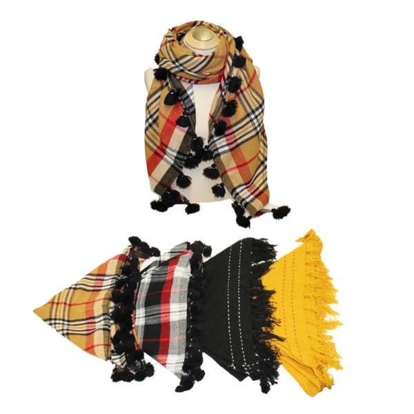 Wholesale Ladies' Fashion Wrap Scarves - All Assorted