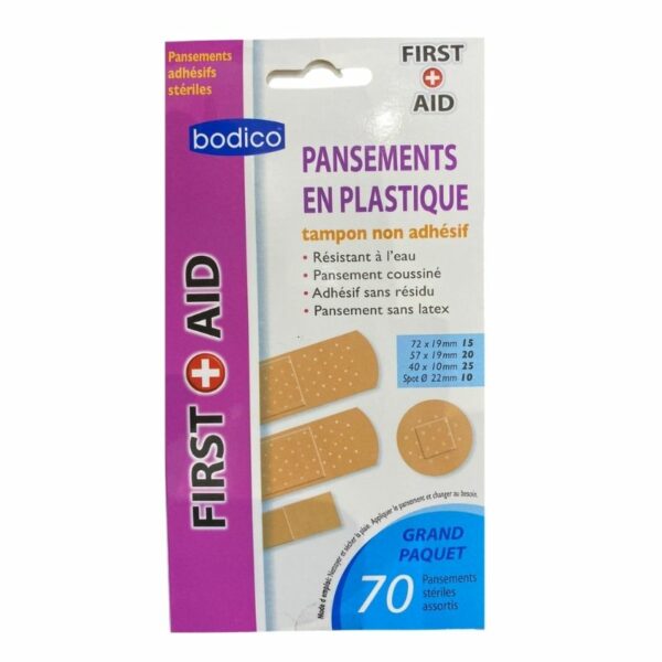 Wholesale Plastic Bandages in 4 Asst. Sizes - 70 pack ($0.03 each) - Image 2