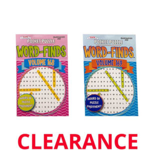 Wholesale Large Print Word Search Pocket Size Activity Books