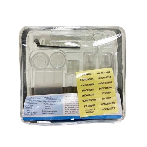 Wholesale Travel Bottle Set in Bag - 11 PCS ($0.68 each) - Image 2