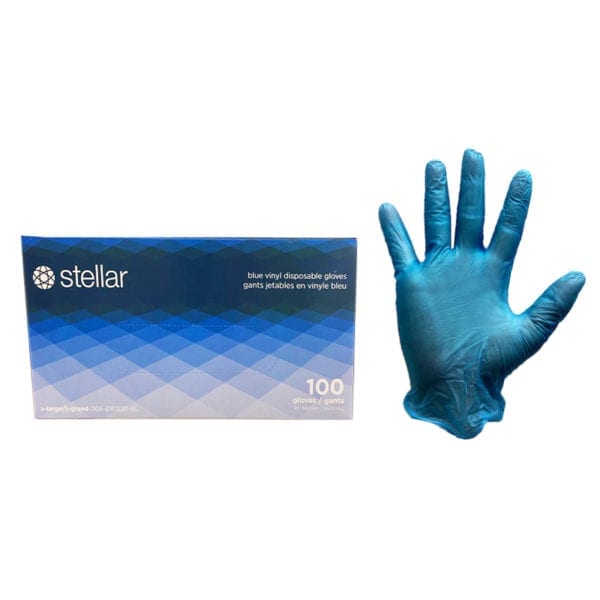 Wholesale Blue Vinyl Disposable Gloves – X-Large - 1000 Pack