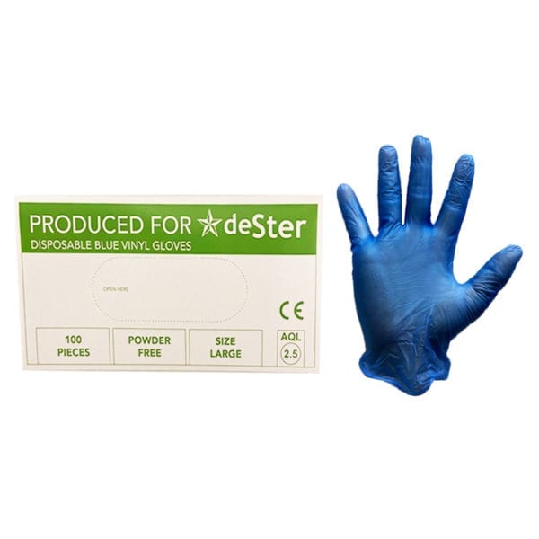 Wholesale Blue Vinyl Disposable Gloves – Large - 1000 Pack