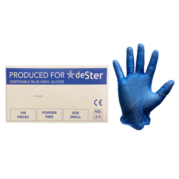 Wholesale Blue Vinyl Disposable Gloves – Small - 1000 Pack