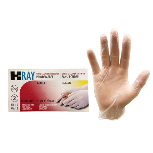 Wholesale Clear Vinyl Examination Gloves – X-Large - 1000 Pack