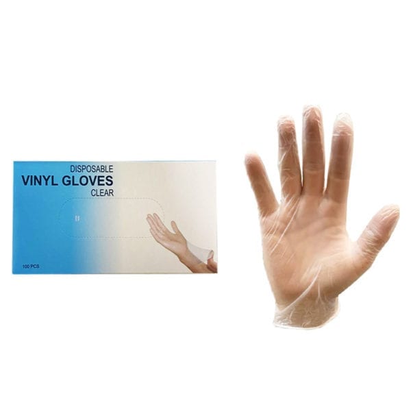 Wholesale Clear Vinyl Disposable Gloves – Large - 1000 Pack