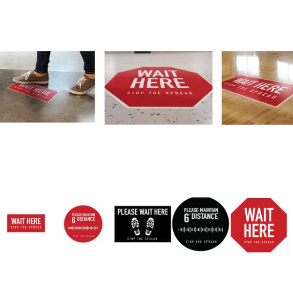 Wholesale Social Distancing Floor Graphics