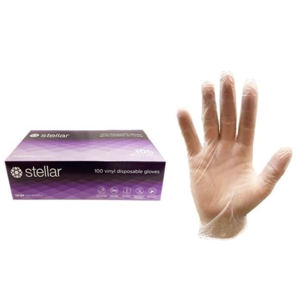 Wholesale Clear Vinyl Disposable Gloves - Large – 1000 Pack - Image 2