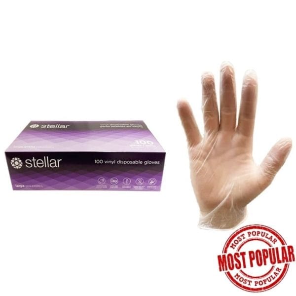 Wholesale Clear Vinyl Disposable Gloves - Large – 1000 Pack