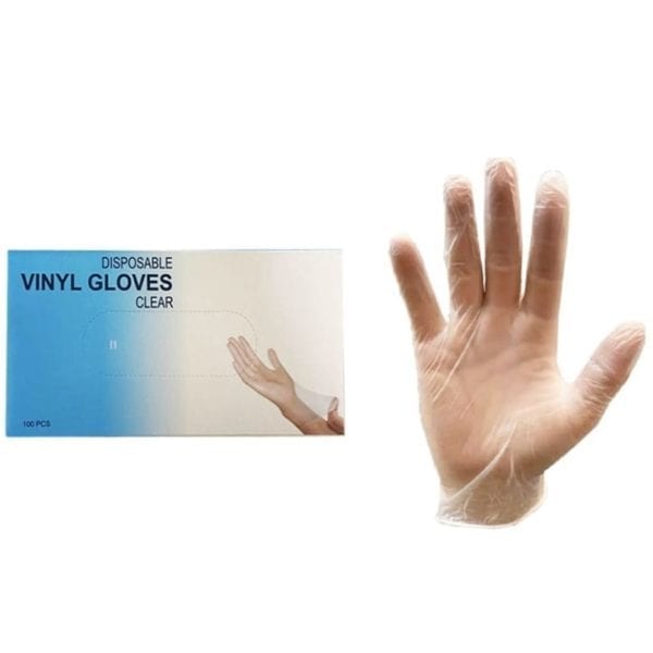 Wholesale Clear Vinyl Disposable Gloves – Medium - 1000 Pack - Image 2