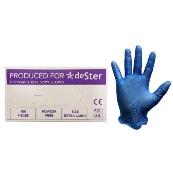 Wholesale Blue Vinyl Disposable Gloves – X-Large - 1000 Pack - Image 2