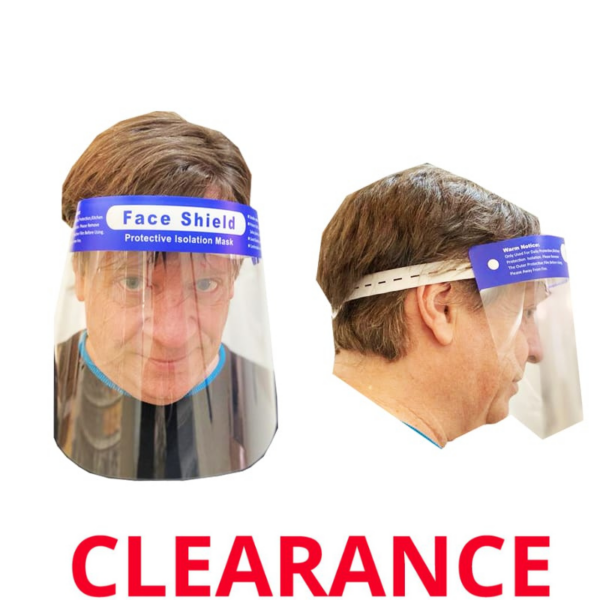 Wholesale Anti-Fog Full Face Coverage Safety Shield with Elastic Closure