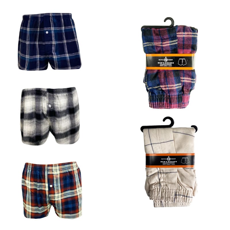 mens plaid boxer shorts