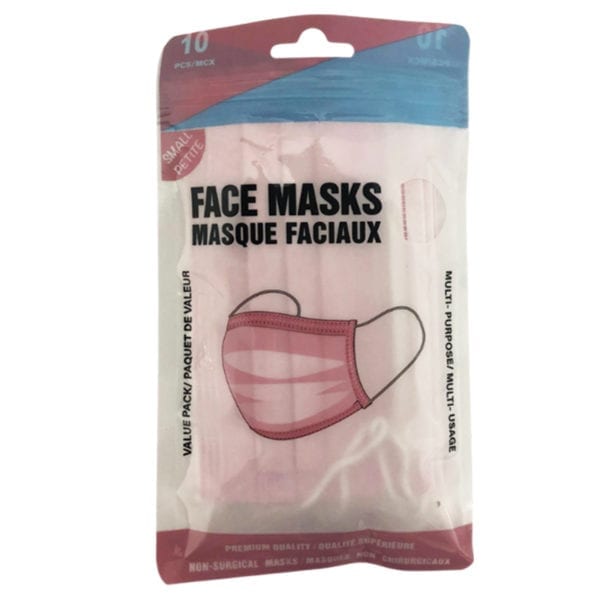 Wholesale Kids Non-Surgical & Disposable Protective Face Masks – 10 Pack - Image 2