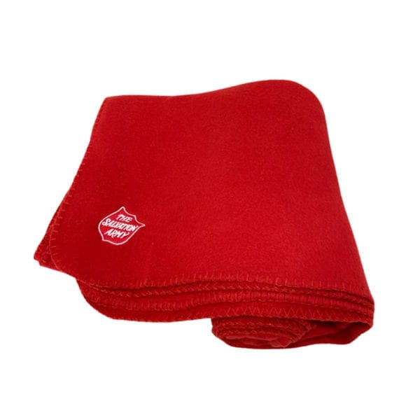 Custom Polar Fleece Blanket - Red