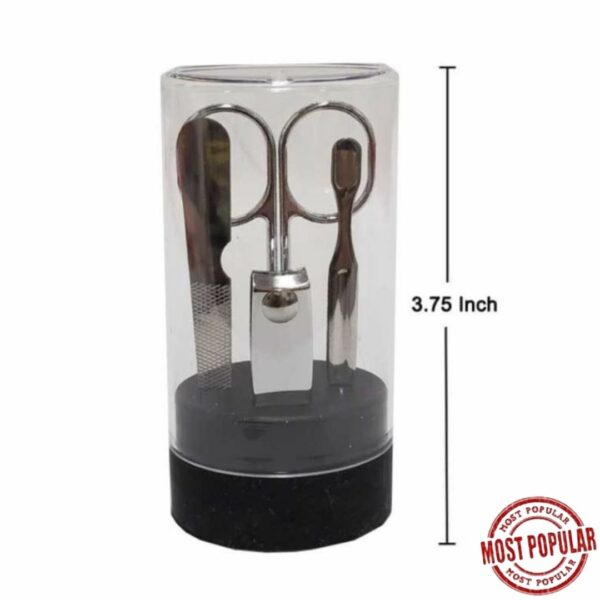 Wholesale 4-Pieces Manicure Set In Case - Black