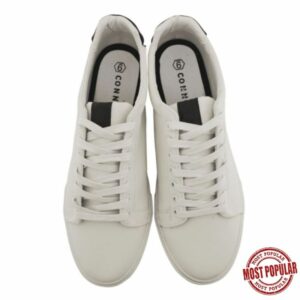 Wholesale Men's White Lace Up Runners (Size 7-12)