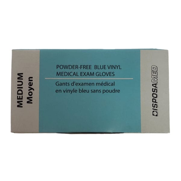 Wholesale Blue Vinyl Examination Gloves Medical –  1000 Pack (Size: M) - Image 4