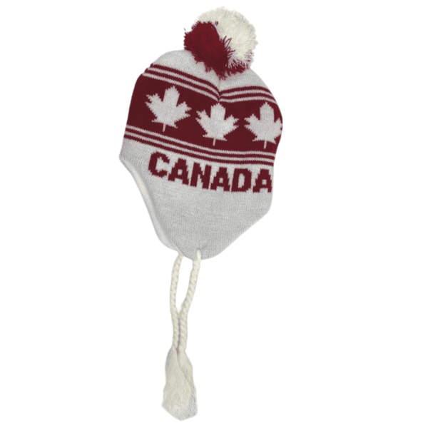 Wholesale Adult Canada Winter Hat with Toggle Ties - Asst. - Image 5
