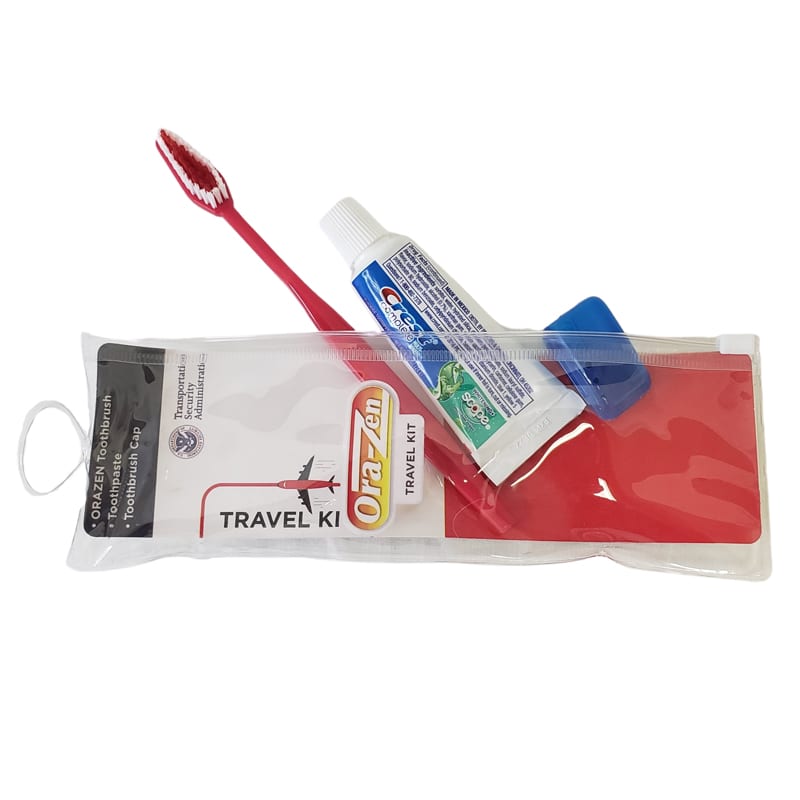 Wholesale Crest Dental Travel Kit 4 PC Set (Toothpaste/Brush/Cover