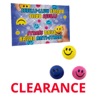 Wholesale Happy Face Squeeze/Stress Ball, 2.5"