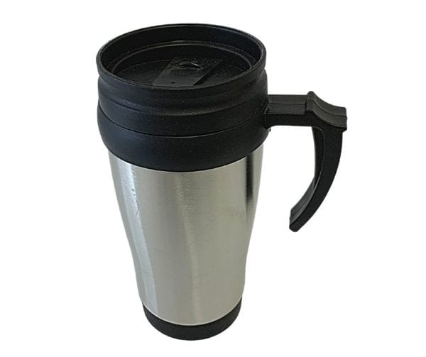 Wholesale Travel Coffee Mug - Stainless / Black - Image 2