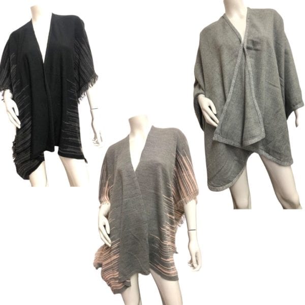 Wholesale Ladies Ruana- Assorted Colours - Image 2