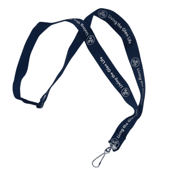 Custom Silk Screen Flat Lanyard 3/4'' Wide