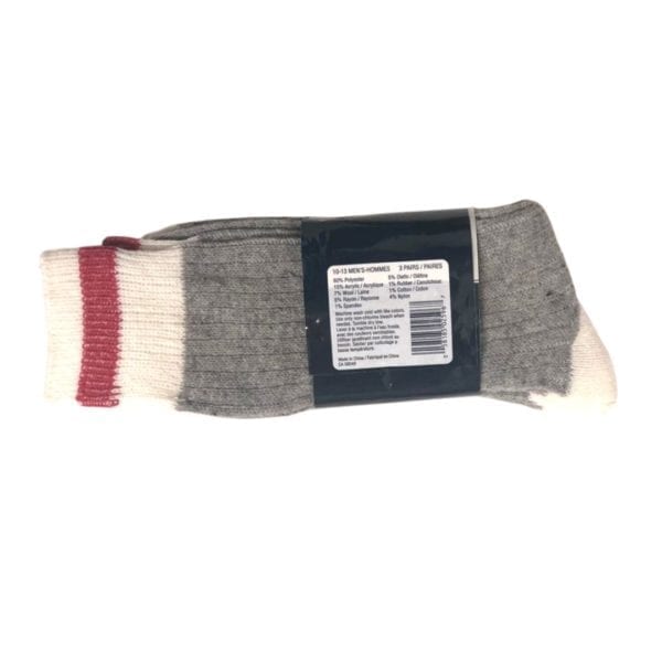 Wholesale Adult Cooper Winter Socks, 3-Pack ($3.00 Each) - Image 3