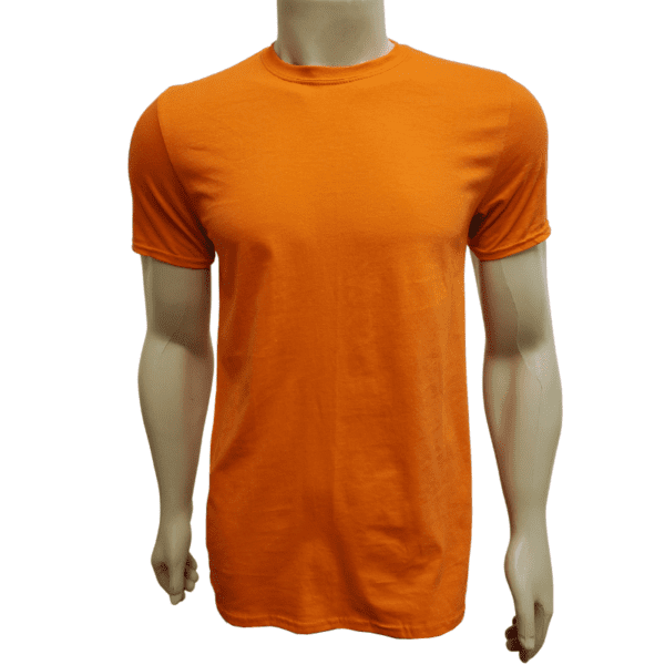 Wholesale Adult Soft-style T-shirt - Orange (Size L)