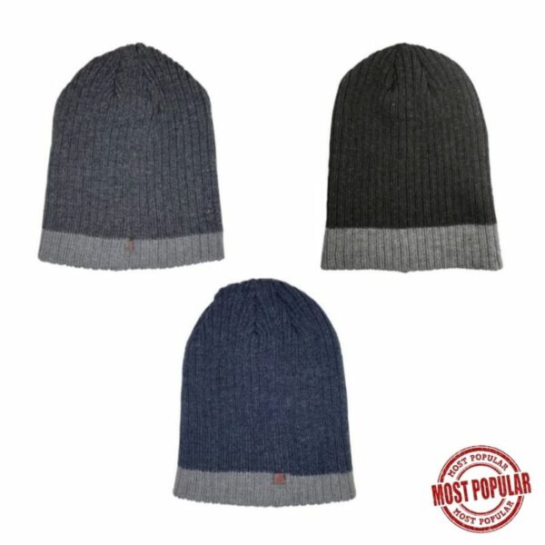 Wholesale Adult Brand Name Double Knit Toque- 3 Assorted Colours