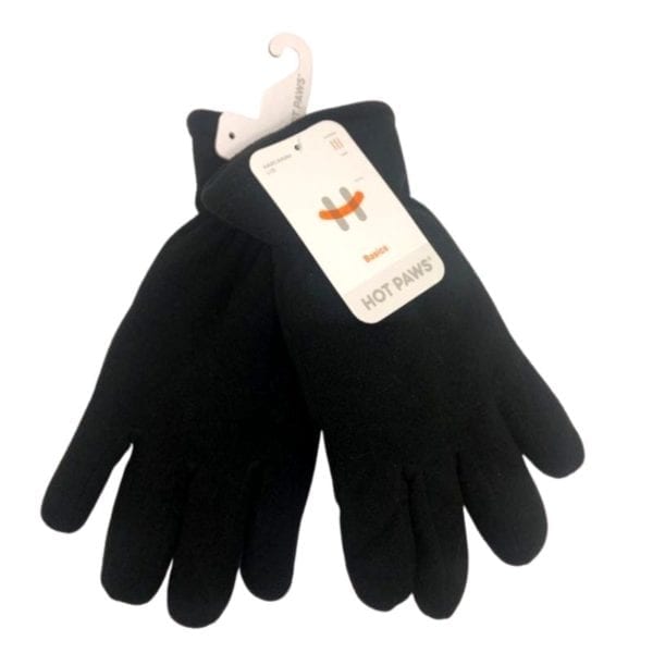 Wholesale Adult Brand Name Polar Fleece Gloves, Black - (Size S/M-XL) - Image 2