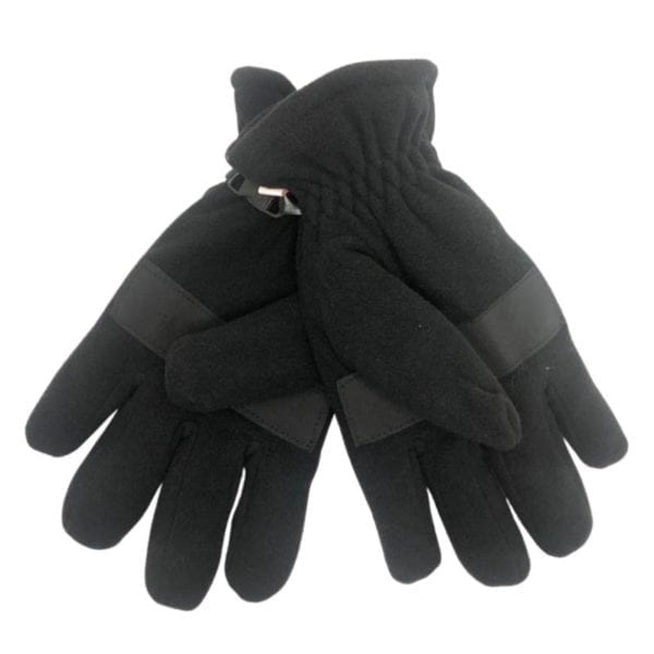 Wholesale Adult Brand Name Polar Fleece Gloves, Black - (Size S/M-XL) - Image 3
