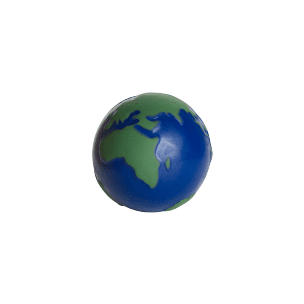 Custom World Shape Stress Ball