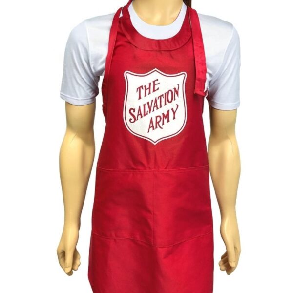 Custom Twill Bib Apron with Adjustable Neck Band & Split Pocket